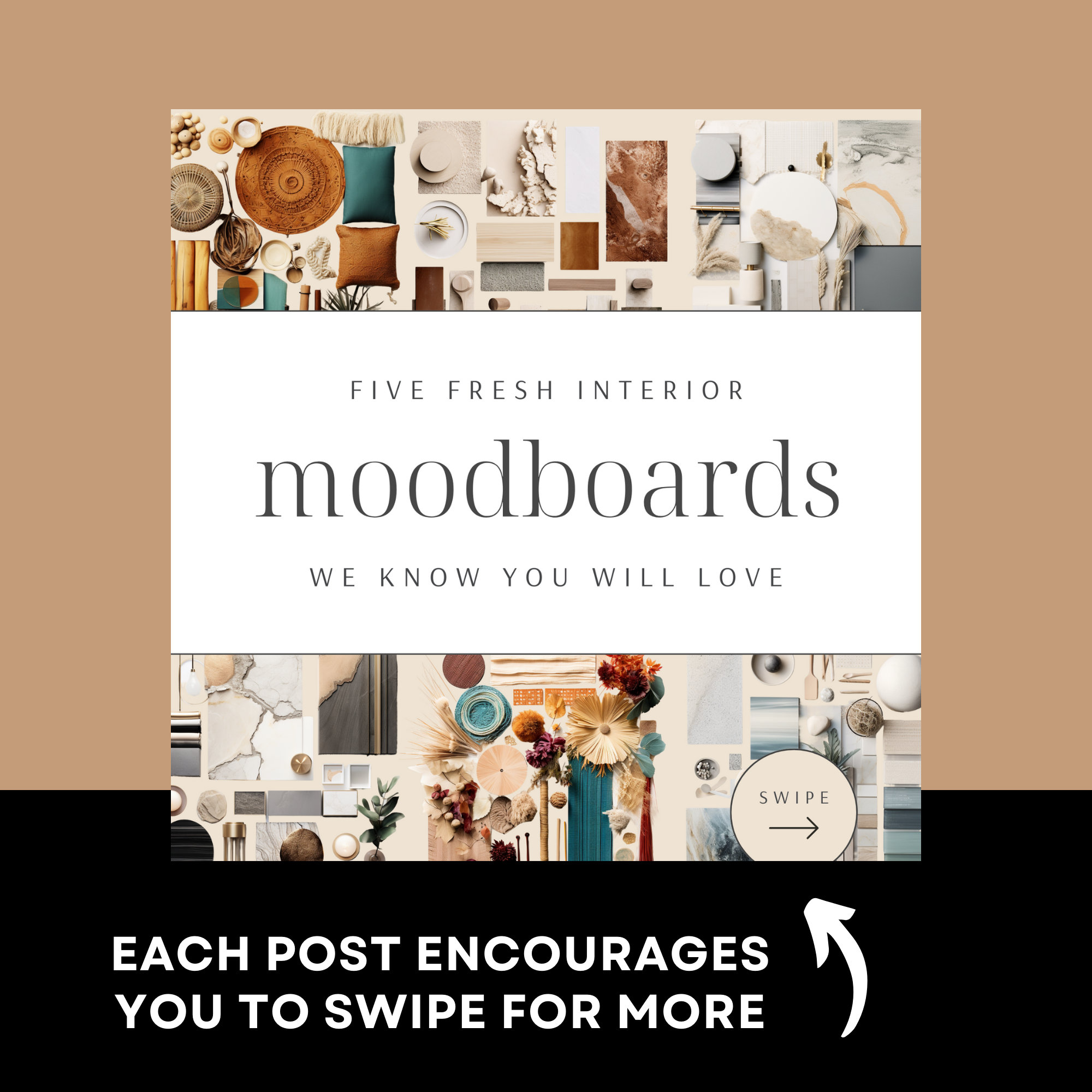 Interior Design Instagram Carousel Posts | Editable Canva Templates ...