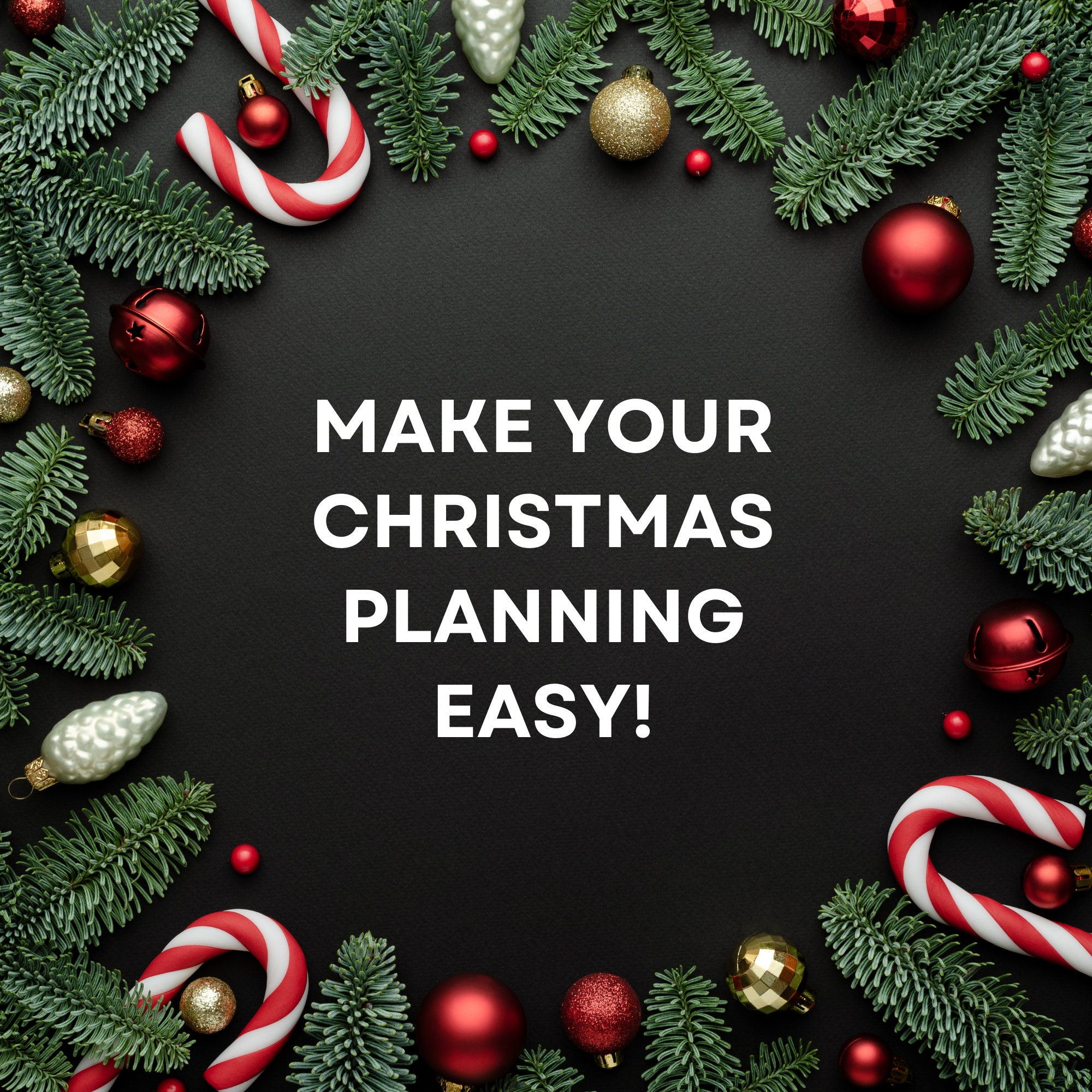 Ultimate Christmas Planner Printable | 80-page Holiday Organizer ...