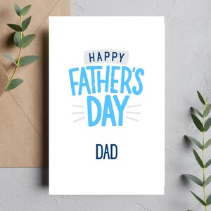 Tarjeta imprimible del Día del Padre de último minuto: ¡todos los diseños incluidos! ¡Fácil de imprimir y doblar!