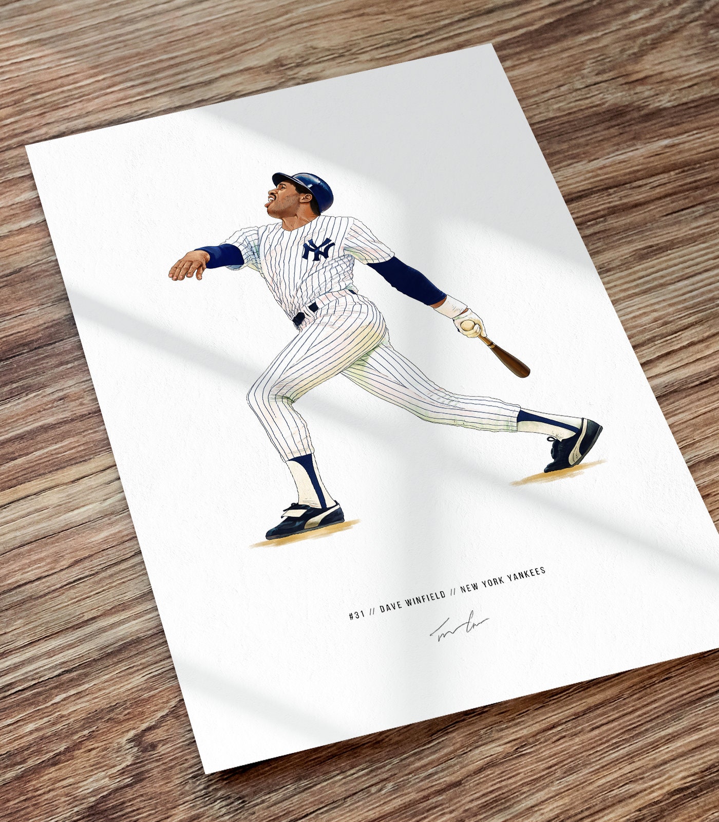 New York Yankees Dave Winfield Sports Illustrated Cover Art Print