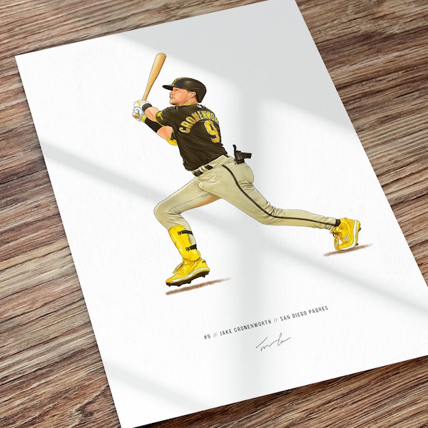 Jake Cronenworth Poster San Diego Padres MLB Baseball Wall Art Print