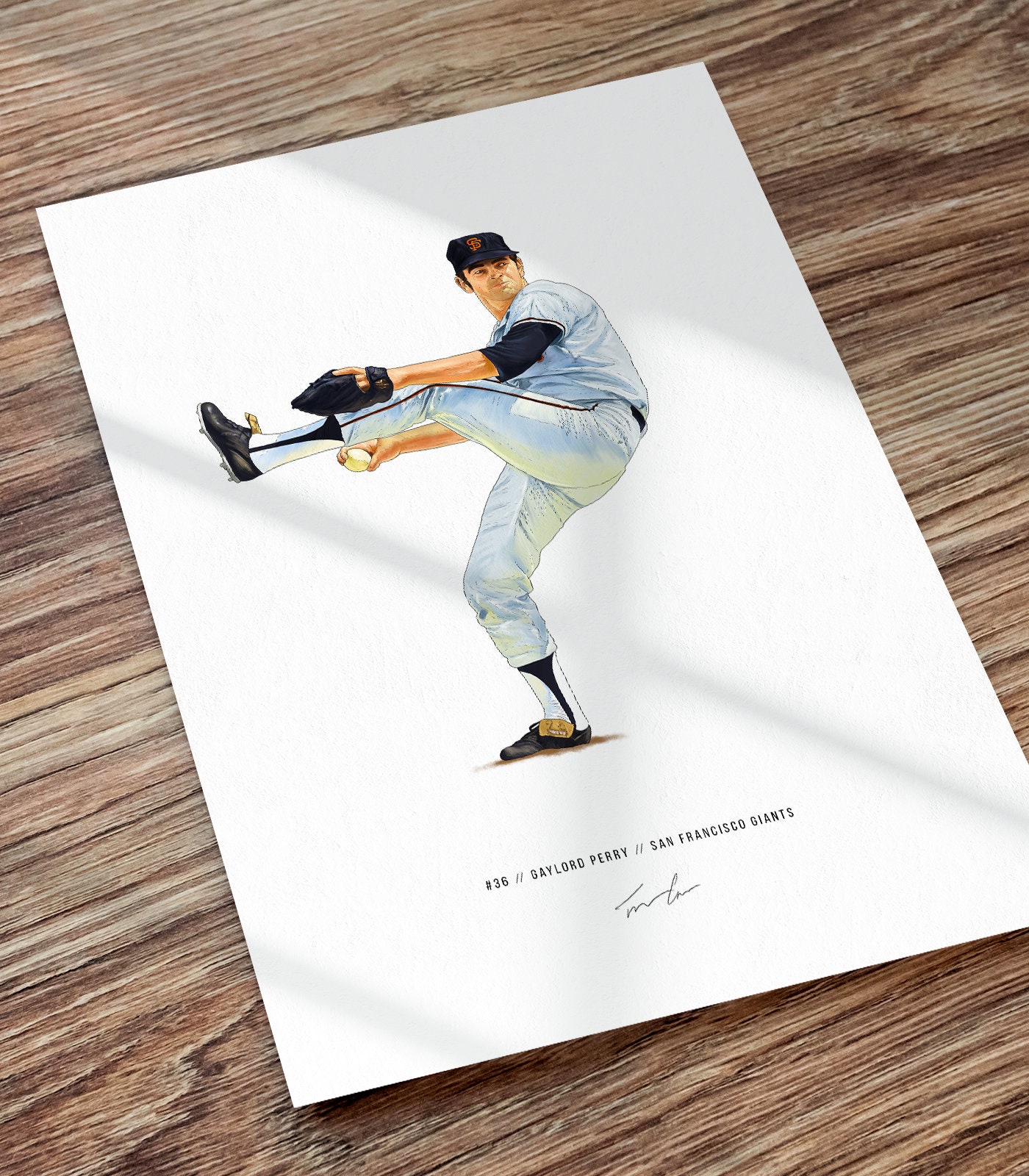 GAYLORD PERRY Seattle Mariners Photo in action HOF #2 (c)
