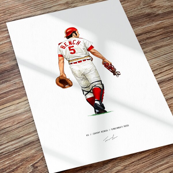 Johnny Bench Poster - Etsy