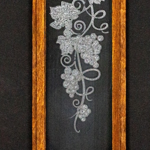 Engraved Grapevine Window - Unfinished Kit