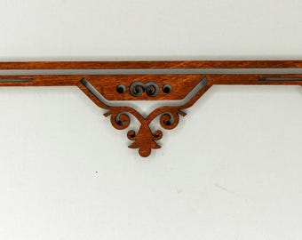 Miniature Dollhouse Interior Fretwork or Spandrel - Unfinished - Style M - Multiple Sizes