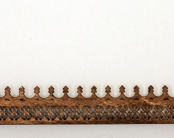 Miniature Dollhouse Gothic Style Filigree Trim - Unfinished - Style K