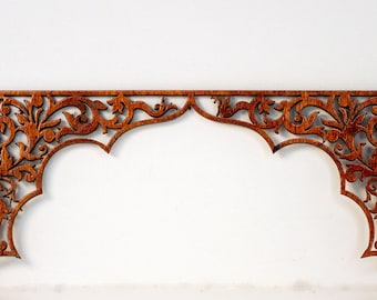 Miniature Dollhouse Interior Filigree Fretwork - Unfinished - Style A