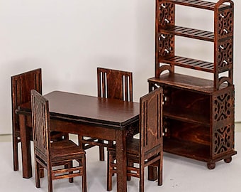 Miniature Kitchen or Dining Room Table Kit 1:12 Scale