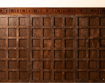 Traditional Dollhouse Wainscoting Kit 1 12 Scale – Miniature Wall Paneling – Laser Cut Wood Panels – Unfinished DIY Kit