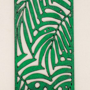 Unfinished Miniature Tropical Wall Panel or Garden Trellis - 1 12 Scale