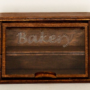 Miniature Bakery Display Case - Table Top - 1 12 Scale Kit