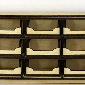 Miniature Display Case B - Unfinished 1 12 Scale Kit