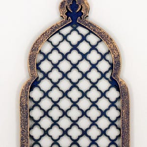 Miniature Moroccan Style Arched Tracery Window - Unfinished Kit - Multiple Sizes