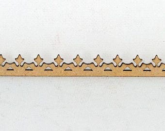 Miniature Dollhouse Filigree Trim - Unfinished - Style F
