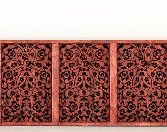 Miniature Filigree Wainscoting Panel – Unfinished Wood Engraving Kit