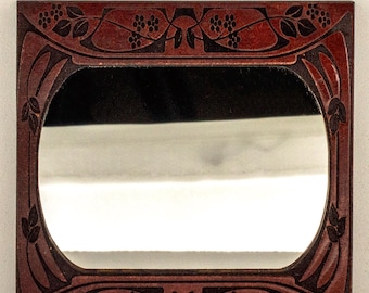 Miniature Art Nouveau Mirror Kit – 1:12 or 1∶24 Scale