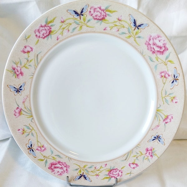 HAVILAND, Limoges France - 1 très grande assiette de présentation ou petit plat en porcelaine, décor "RLV"