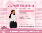 Business Coach Flyer, Consultation Flyer, Entrepreneur Flyer, Premade Business Coaching Planning, DIY Mentorship Flyer, Services Flyer