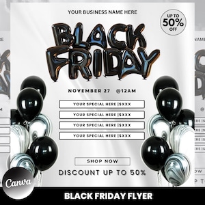 Black Friday-flyer, Pink Friday-uitverkoopflyer, bewerkbare Canva-sjabloon, Black Friday-uitverkoopflyer, Black Friday-flyer Instagramverhalen