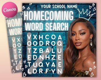 Vote Homecoming Queen Flyer, Homecoming Flyer, Campaign Flyer, Class Campaign Flyer, Election Flyer Prom Queen Flyer | DIY Editable Template