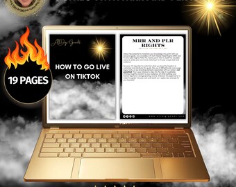 How to go Live on TikTok Comes with MRR and PLR | A Comprehensive Guide for Going Live, Engaging Audiences, and Boosting Your Brand