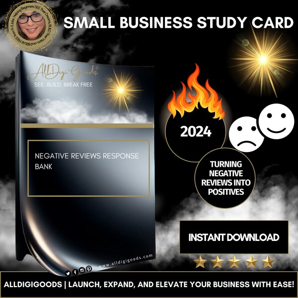 Turning Negative Reviews into Positives, Expert Examples & Business Response Templates, Negative Reviews Response Bank