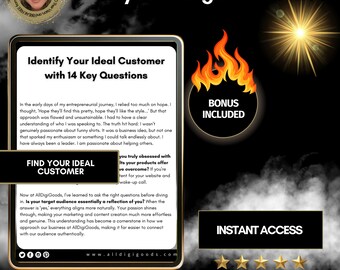 Find Your Target Audience: Discover Your Ideal Buyer Personas, Target Audience Strategies and comes with a bonus