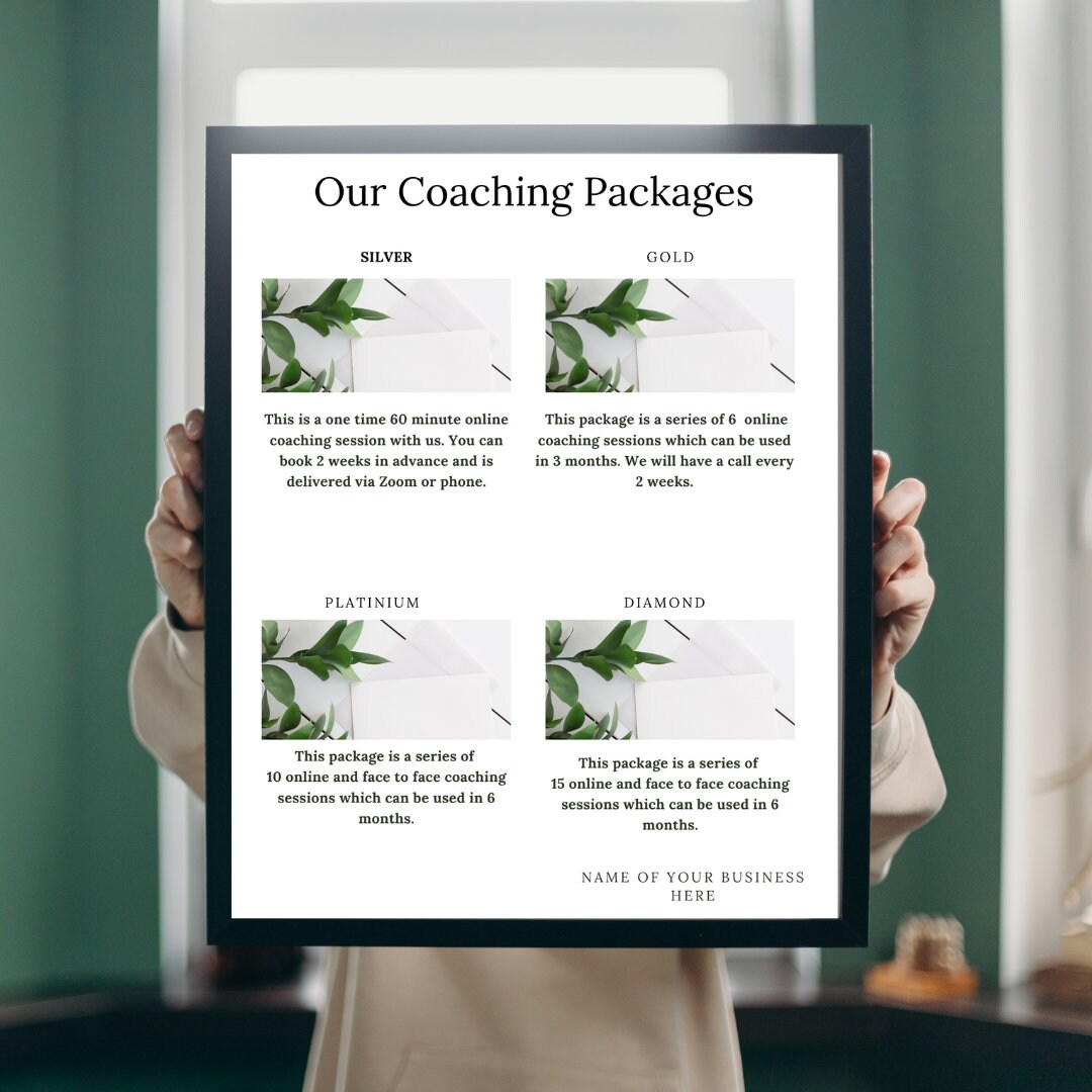 Editable Coaching Template Coaching Offers Template For Coaching