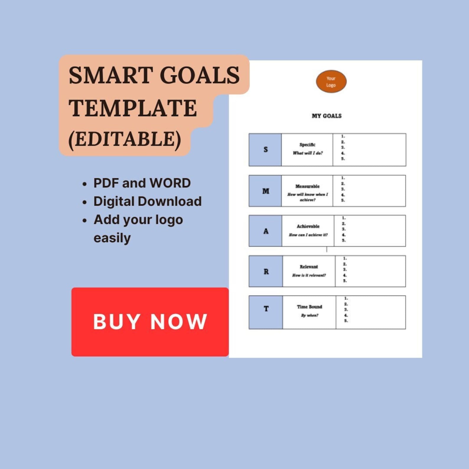 Goals Template for Employees, SMART Goals Template for Executive Goals Template for Employees, SMART Goals Template for Executive