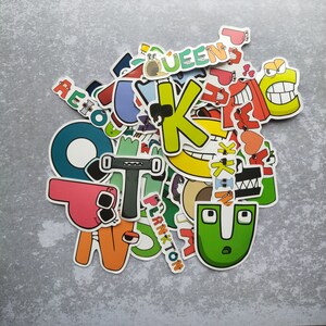 Alphabet Lore Stickers For Diy Toys, Wall Decoration, Luggage