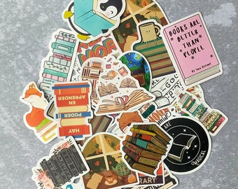 Reading / Book Stickers. Mystery lucky dip sticker packs.