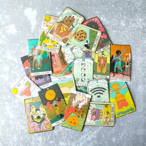 Tarot Card Stickers, mystery lucky dip sticker pack.