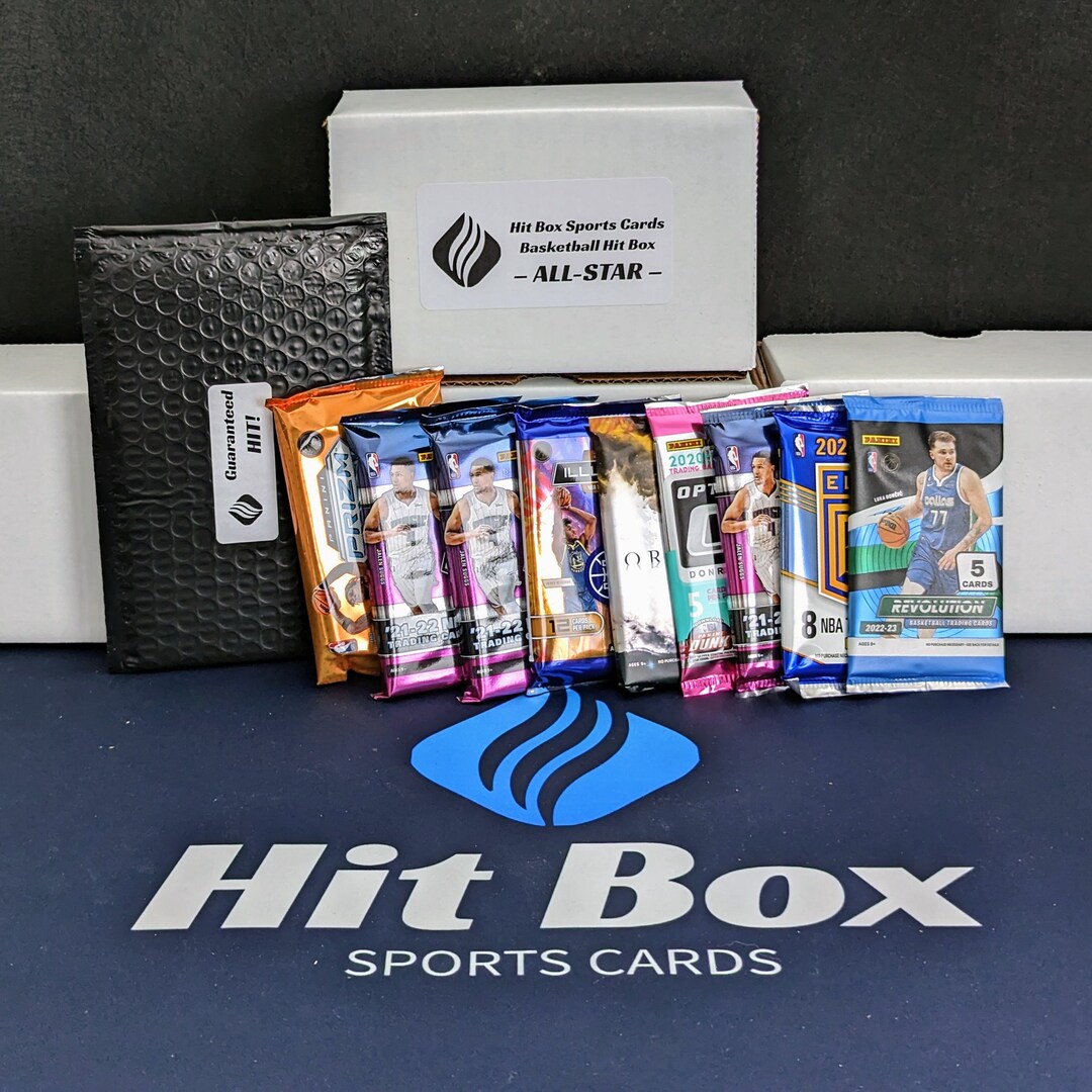 Basketball Hit Box Allstar Curated Sports Card Pack Etsy