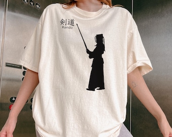 Kendo Shirt Japanese Martial Arts Tee Minimal Samurai Gift Unisex T-Shirt