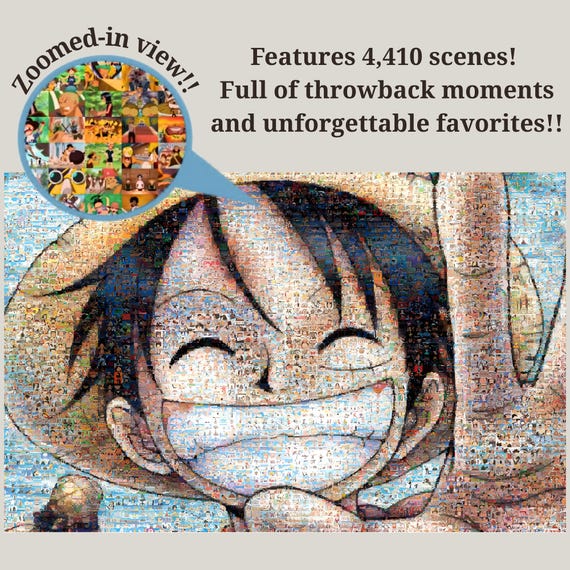 One Piece Mosaic Art Jigsaw Puzzle: Japanese Anime 1000 Piece