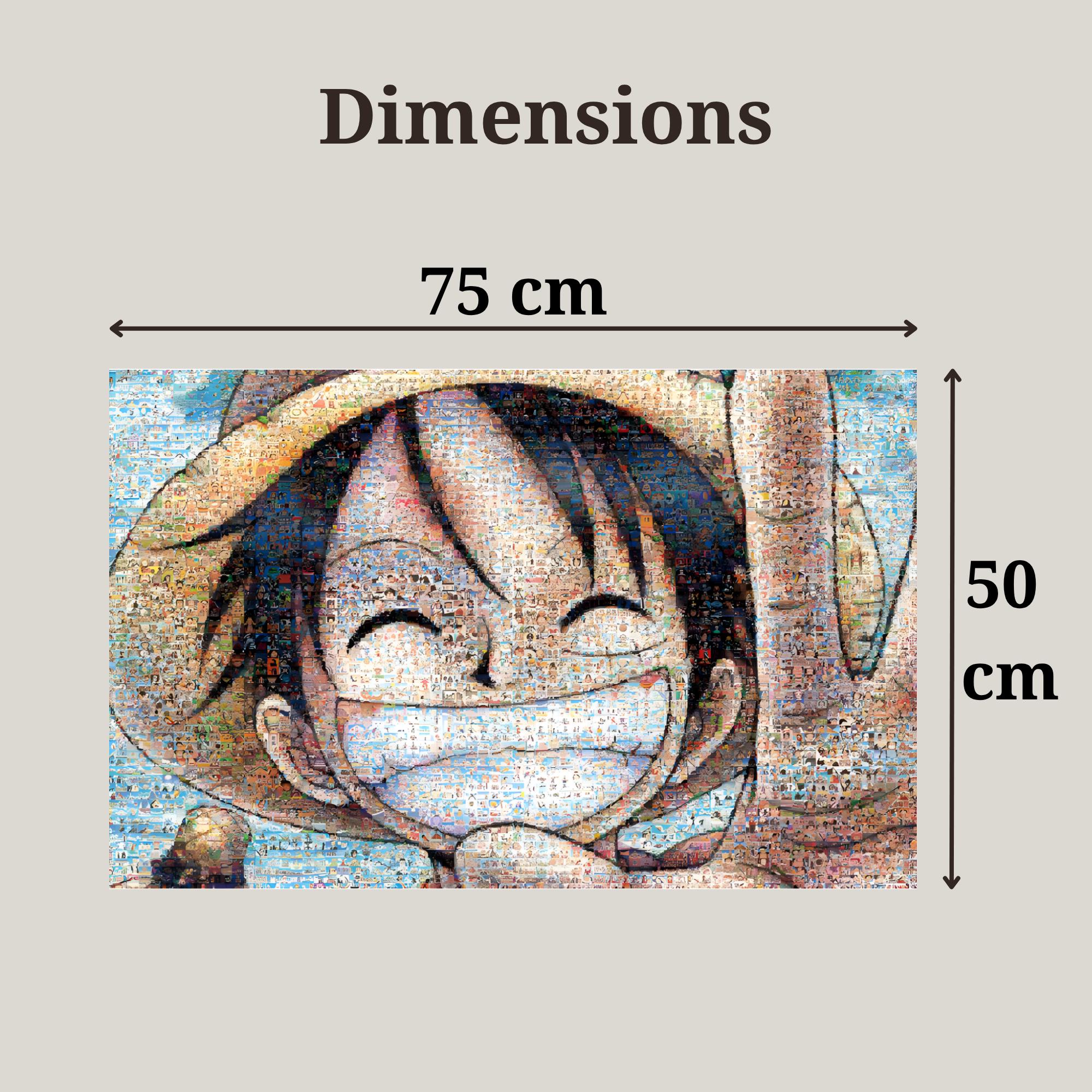 One Piece Mosaic Art Jigsaw Puzzle: Japanese Anime 1000 Piece - Etsy