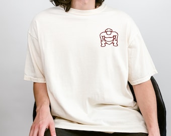 Embroidered Sumo T-Shirt – Japanese Sumo Wrestler Tee