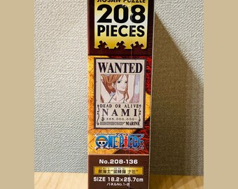 タスクページ ♡ ピウムワンピース One Piece Nami Wanted Poster Jigsaw Puzzle, 208 Pieces Ensky