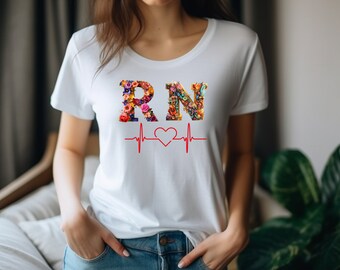 RN Gift Idea, Registered Nurse Shirt, Nursing T-Shirt, Gift for Registered Nurse, RN Graduation Gift, RN Shirts, Nursing Student Gift