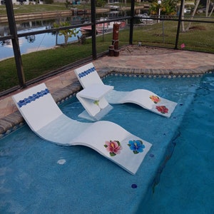 Luxe Concrete Pool Lounger