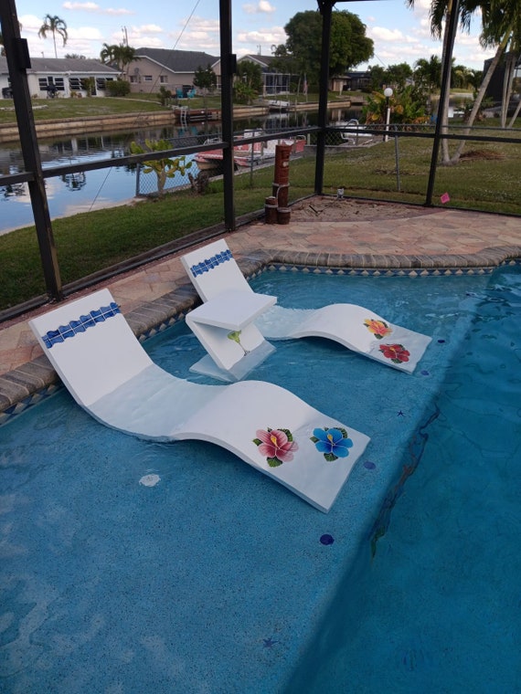 Concrete pool lounge chairs sale