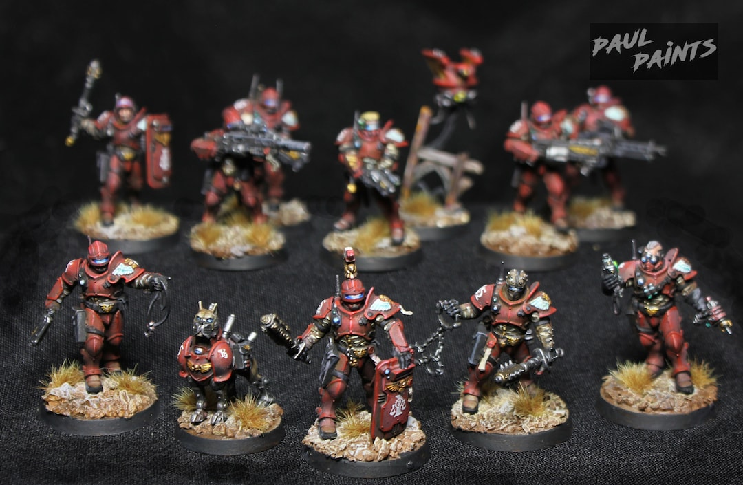 Warhammer 40k Kill Team Arbites Exaction Squad PROPAINTED Etsy