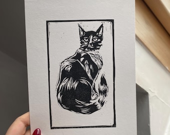 Georgie- Original Lino print