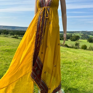 Unique embellished sundress / one size fits most / one of a kind /