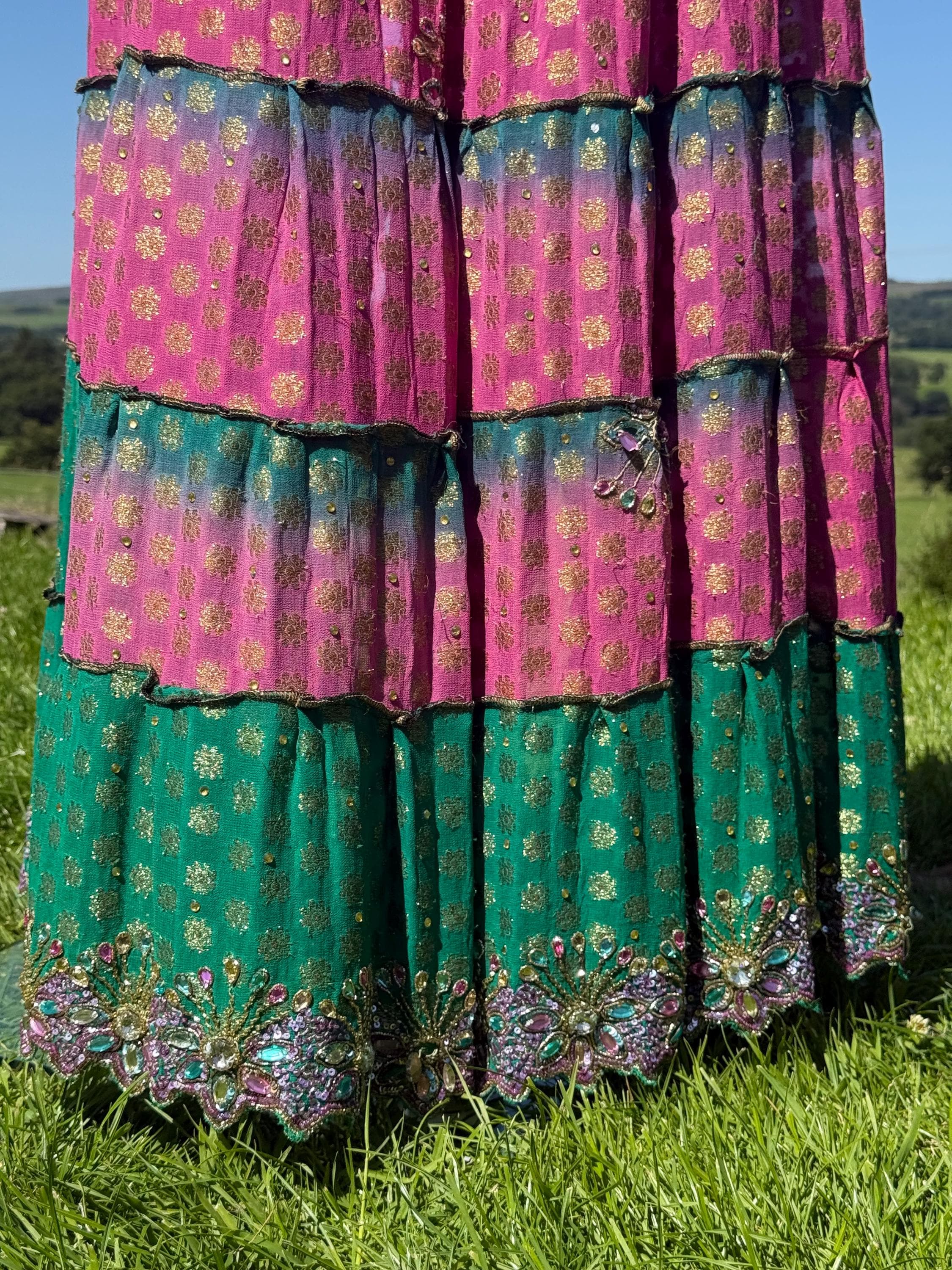 Pink green fairy Handmade one of a kind two piece set Pink green fairy Handmade one of a kind two piece set