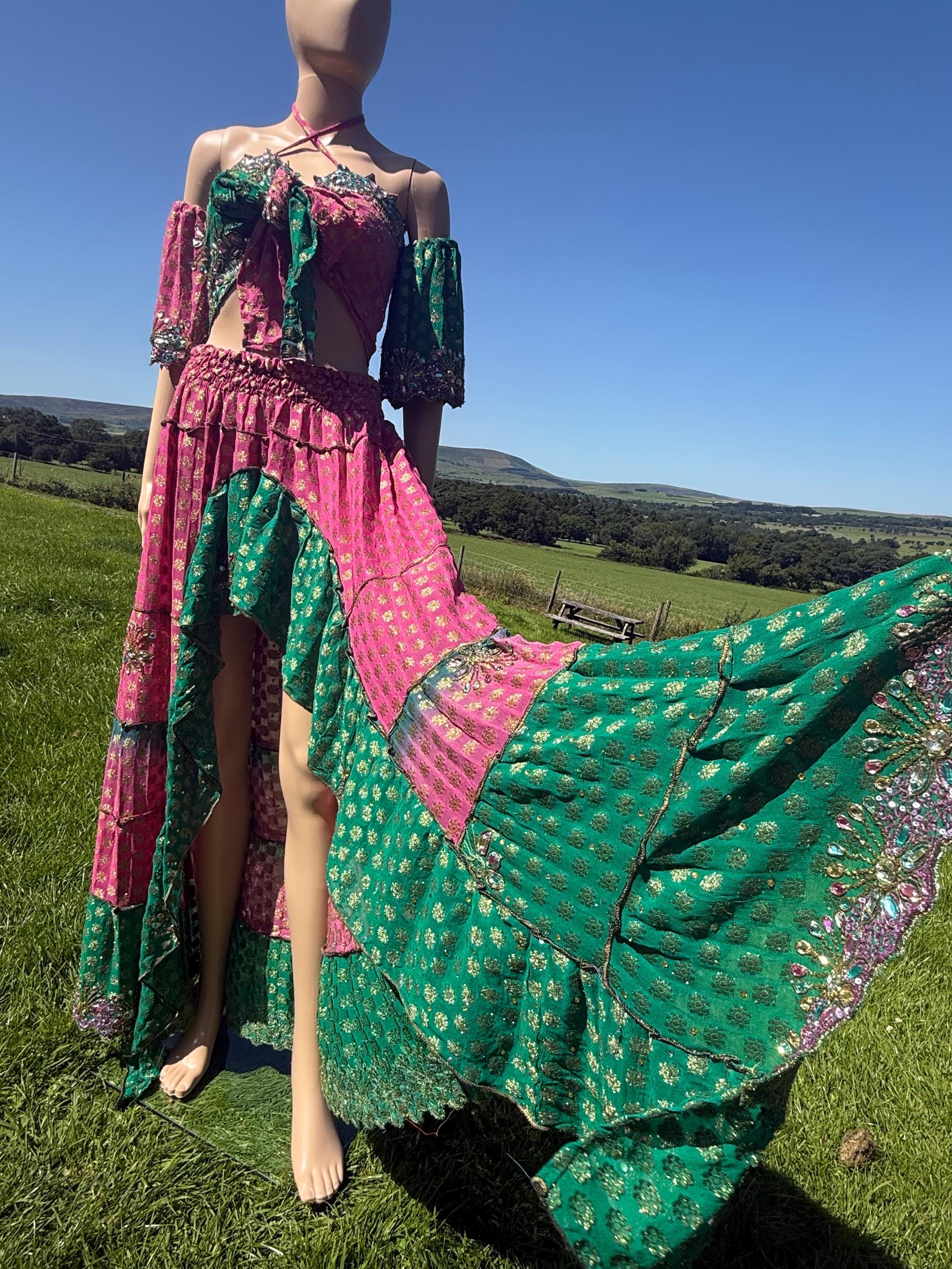 green and pink fairy dress Sweetheart Emerald Green Tulle A-line Midi Dress – Ohmollydress