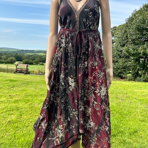 Unique embellished sundress / one size fits most / one of a kind /