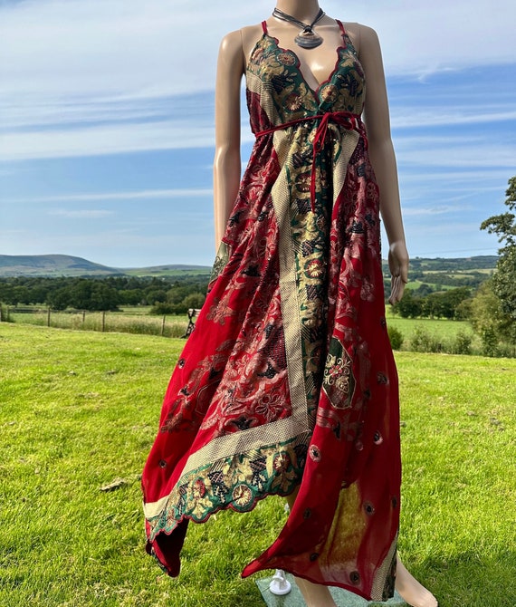 Unique Embellished Sundress / One Size Fits Most / One of A Kind /