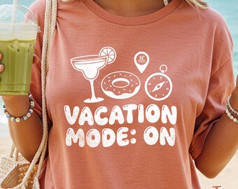 Comfort Colors Beach Vacation Tee, Summer Snack Cocktail Shirt