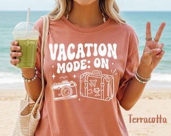 Comfort Colors 1717 Beach Vacation Shirt, Summer Vibes Graphic Tee